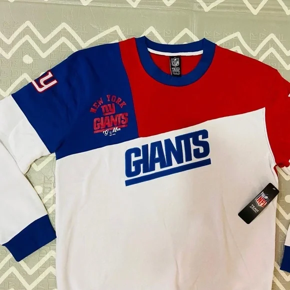 Vintage retro Ny giants sweater sweatshirt jersey - Picture 2 of 4
